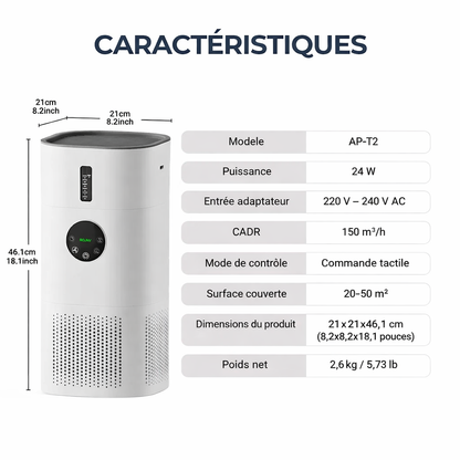 Purificateur d’air premium haute performance