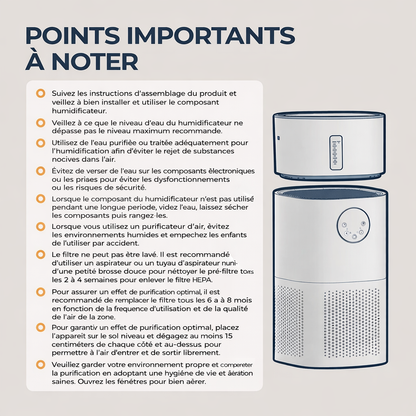 Purificateur d’air premium haute performance