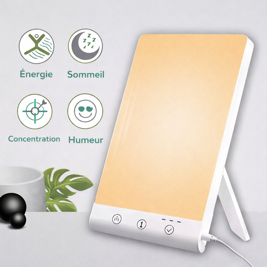 Lampe de luminothérapie 10 000 lux compact