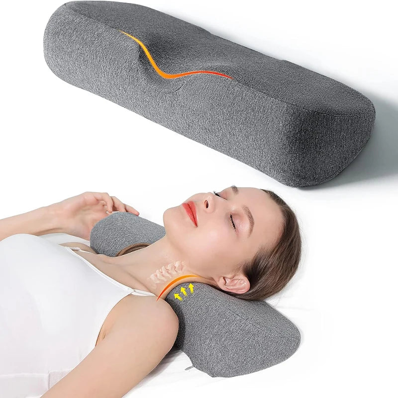 Oreiller Cervical Ergonomique – Mousse à Mémoire de Forme
