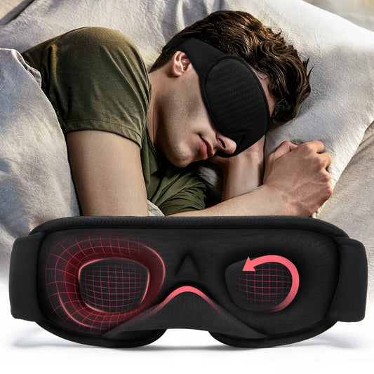 Masque de Sommeil 3D – Blocage Total de la Lumière