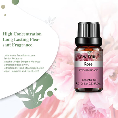 Huile Essentielle 100% Naturelle 10ml – Aromathérapie & Diffuseur