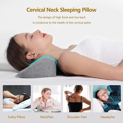 Oreiller Cervical Ergonomique – Mousse à Mémoire de Forme