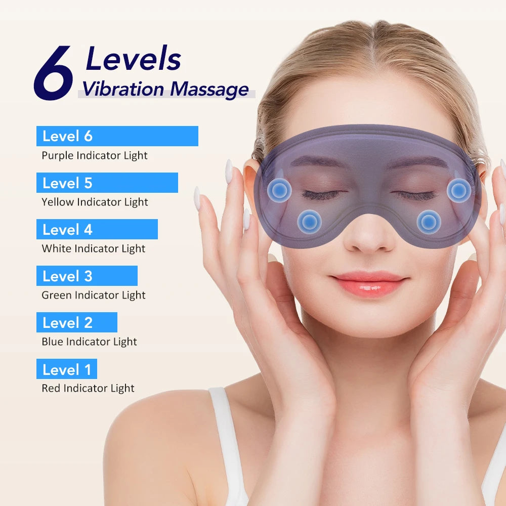 Masque Chauffant Relaxant – Chaleur Thérapeutique & Massage 3D