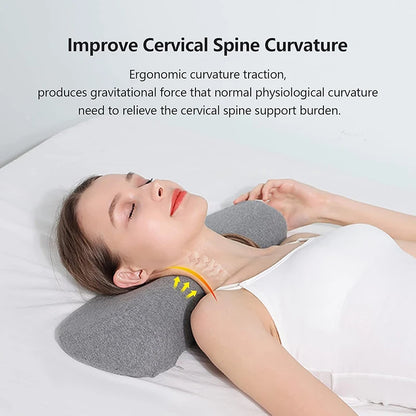 Oreiller Cervical Ergonomique – Mousse à Mémoire de Forme