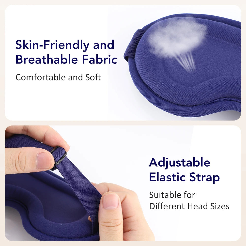 Masque Chauffant Relaxant – Chaleur Thérapeutique & Massage 3D